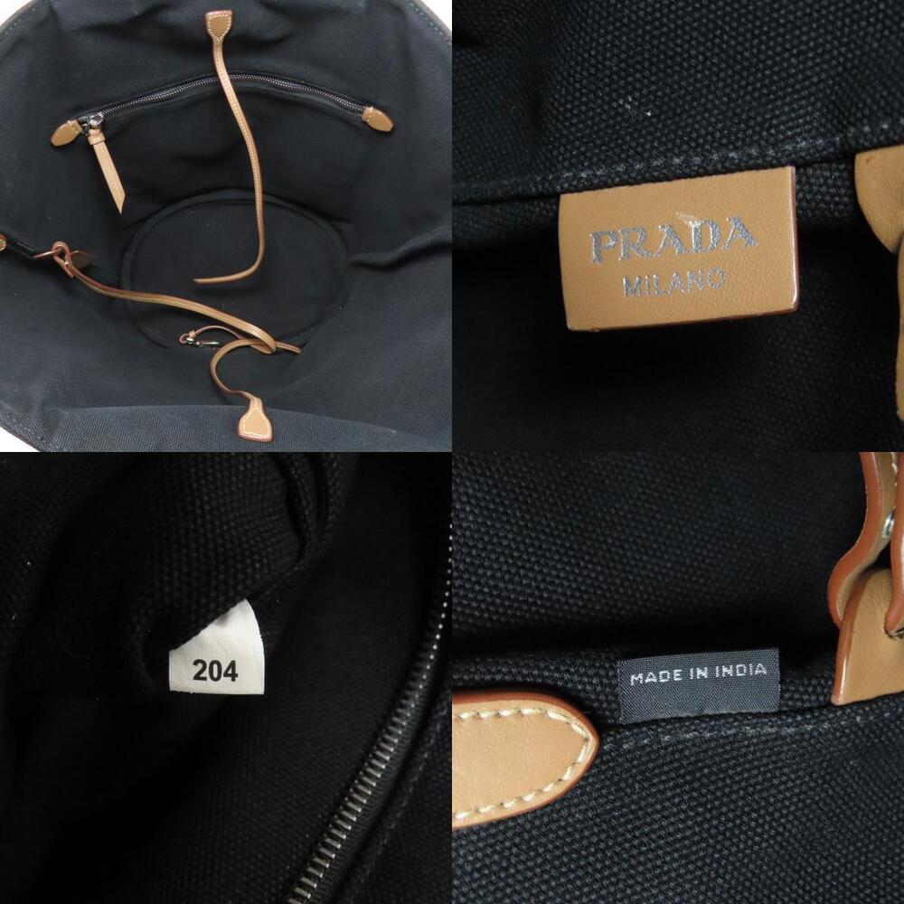 Prada Canapa 2way Tote Hand Bag Canvas - Picture 5 of 11
